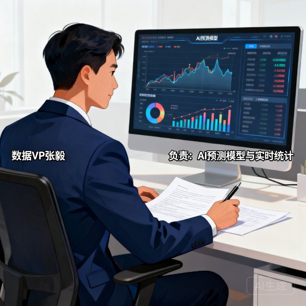 数据VP张毅，负责AI预测模型与实时统计